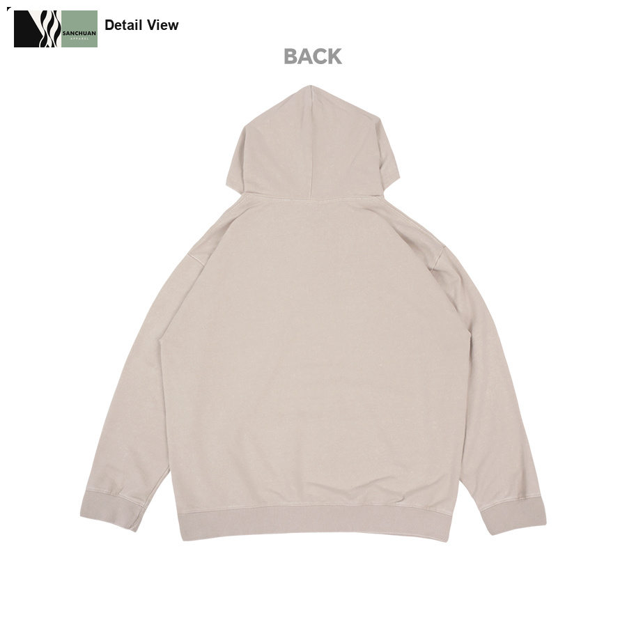 400g Vintage Washed Pullover Hoodie detail image 8