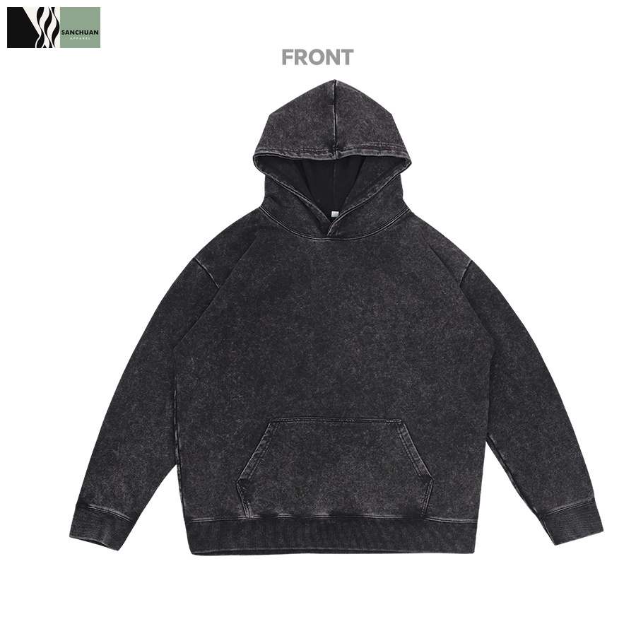 400g Vintage Washed Pullover Hoodie product image