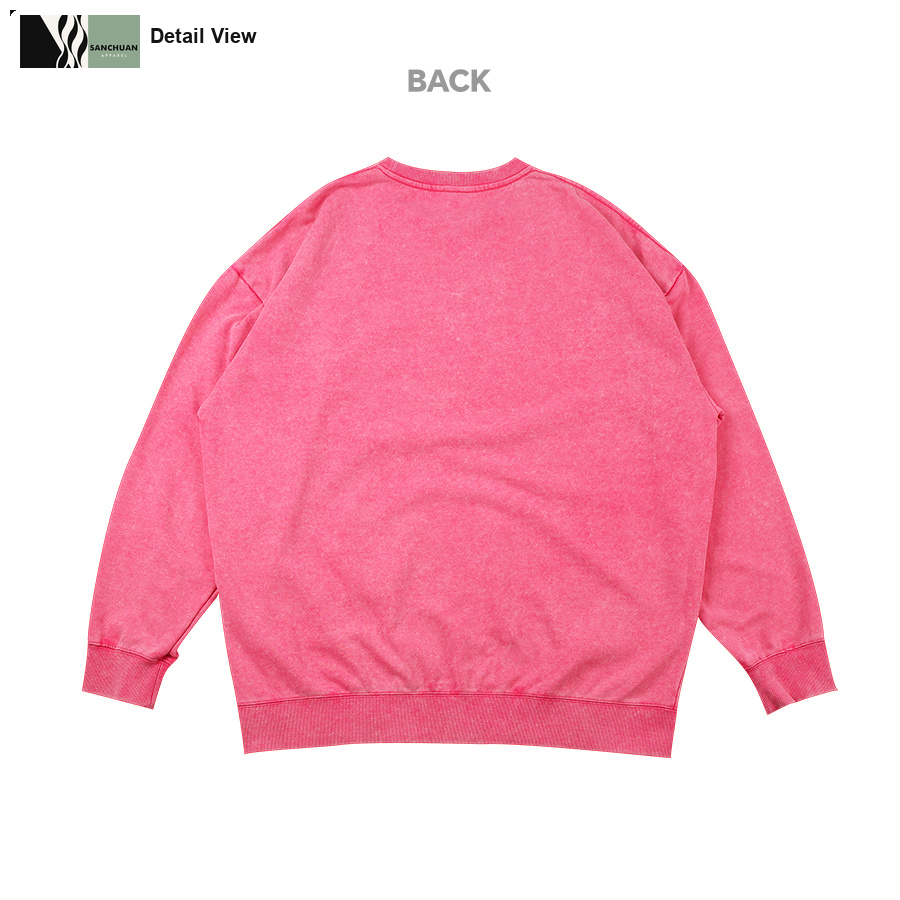 400g Vintage Washed Crewneck Sweatshirt detail image 6