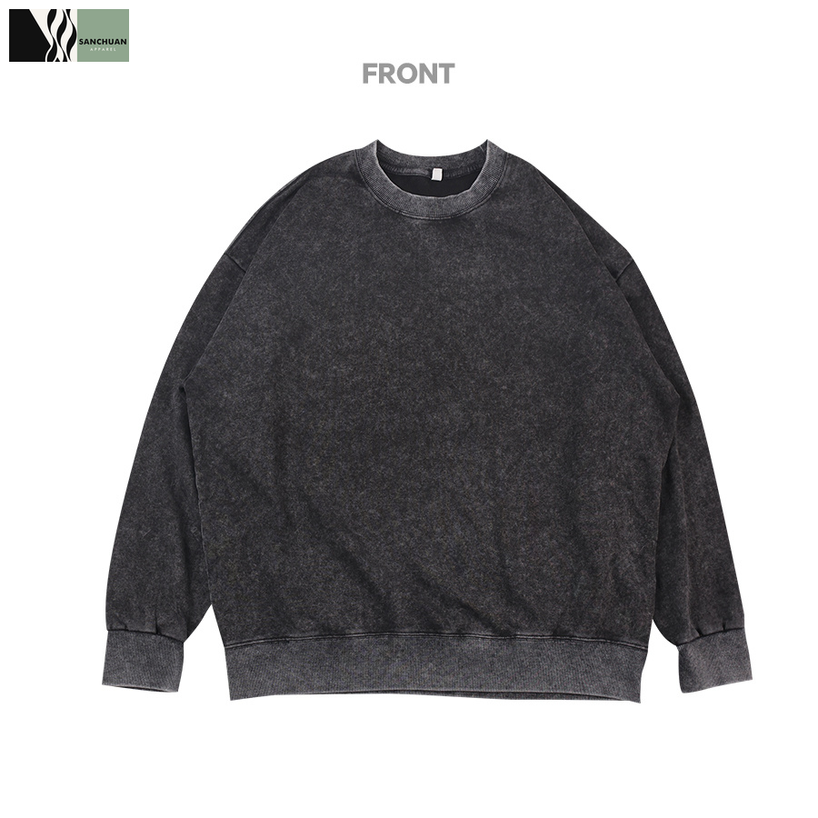 400g Vintage Washed Crewneck Sweatshirt product image