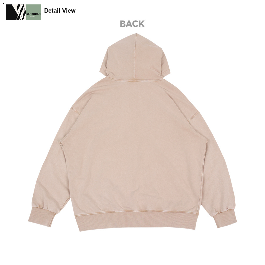 360g Vintage Washed Zip Hoodie detail image 7