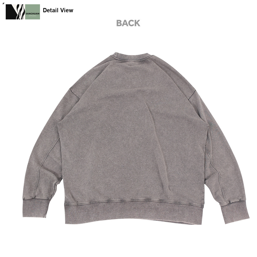 360g Vintage Washed Crewneck Sweatshirt detail image 5