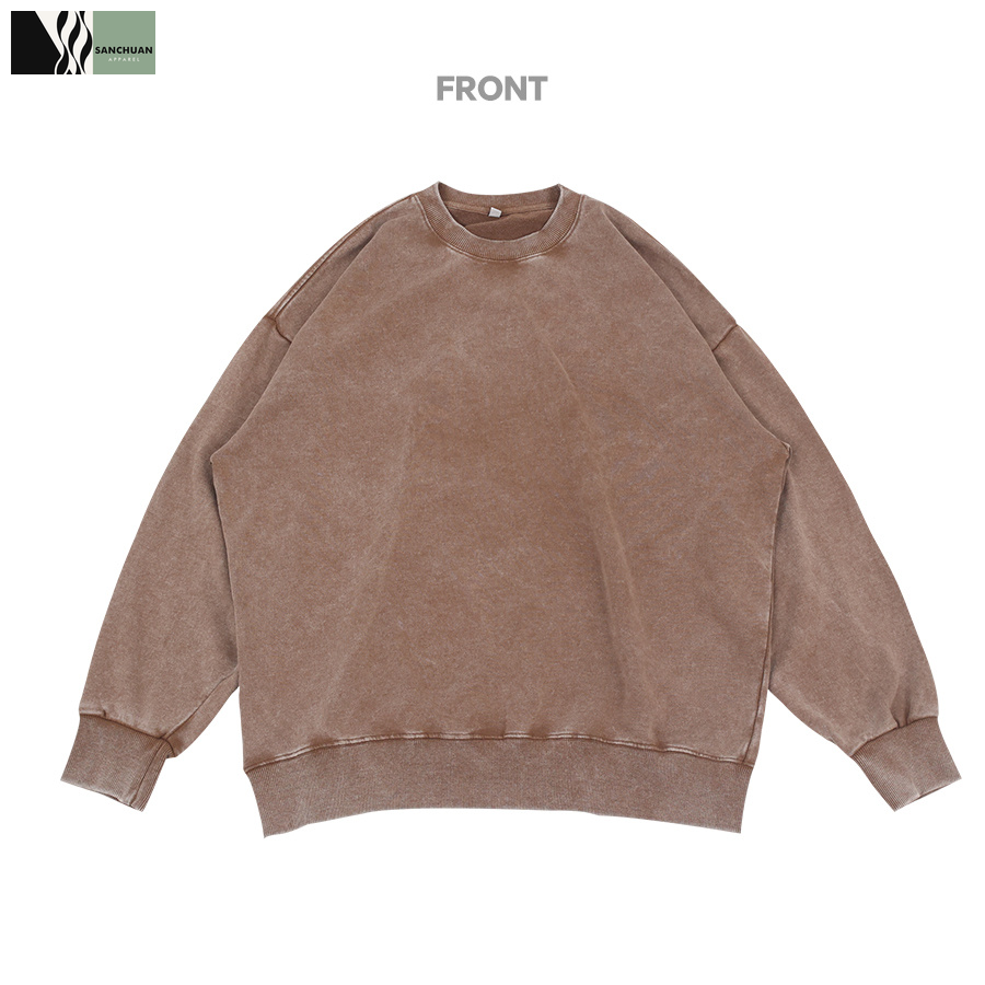 360g Vintage Washed Crewneck Sweatshirt product image
