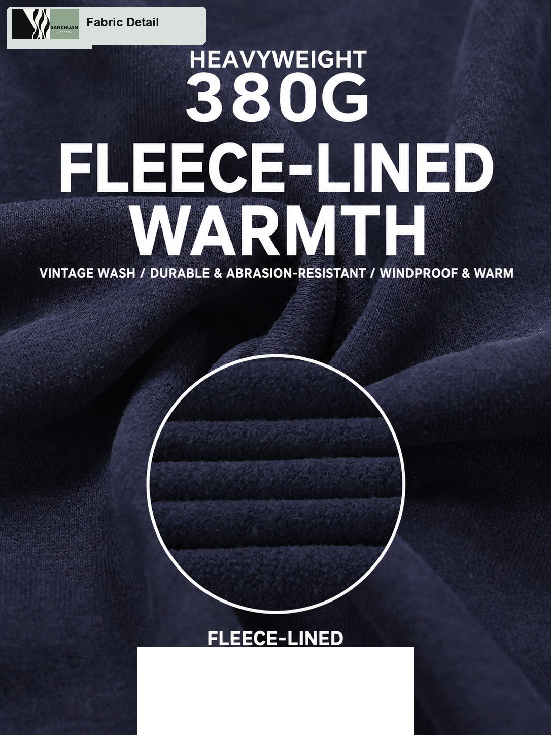 Vintage Washed Zip Hoodie detail image 2