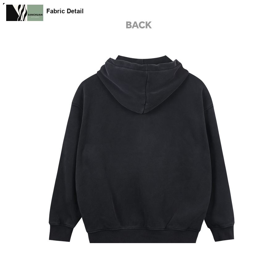 Vintage Washed Zip Hoodie detail image 8