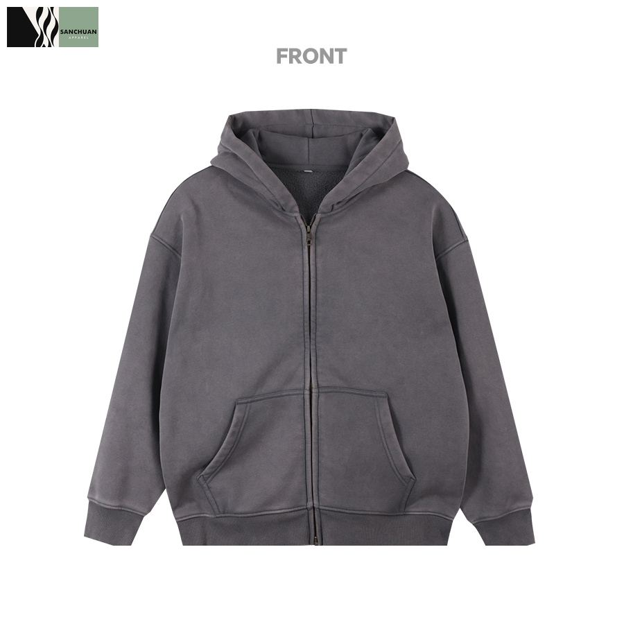 Vintage Washed Zip Hoodie product image