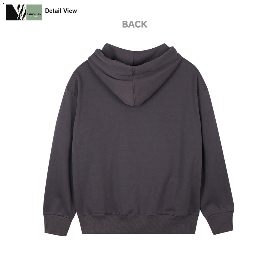 450g Fleece Zip Hoodie detail image 6