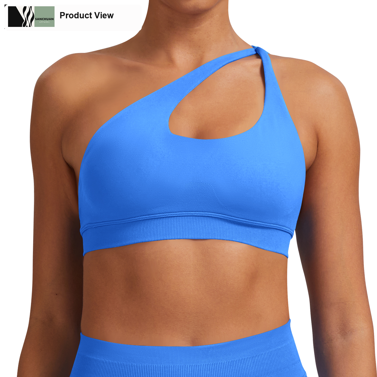 Sports Bra Square Neck With Cutout Design detail image 1