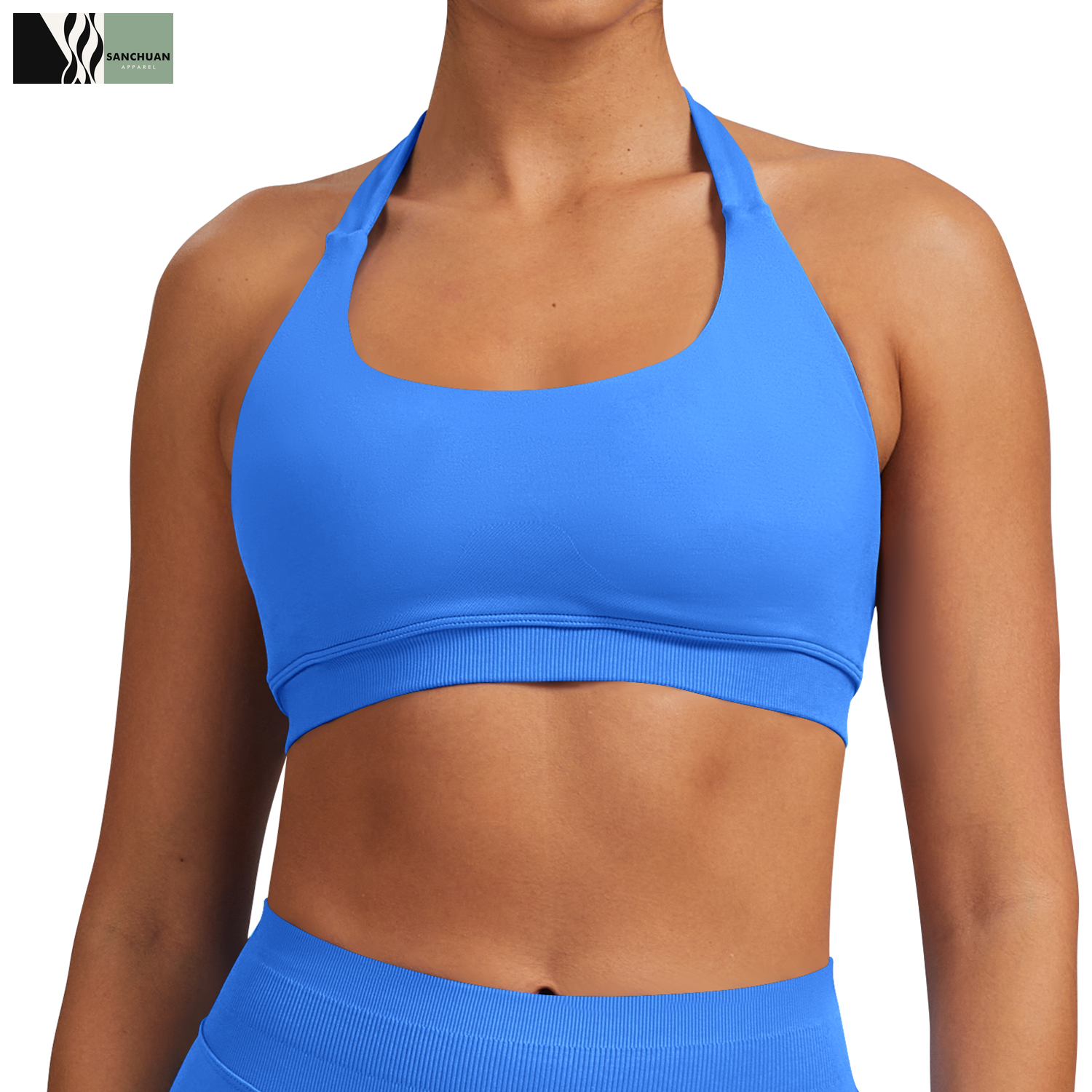 High Performance Sports Bra With Removable Pads Cross Strap Back 1 1 product image