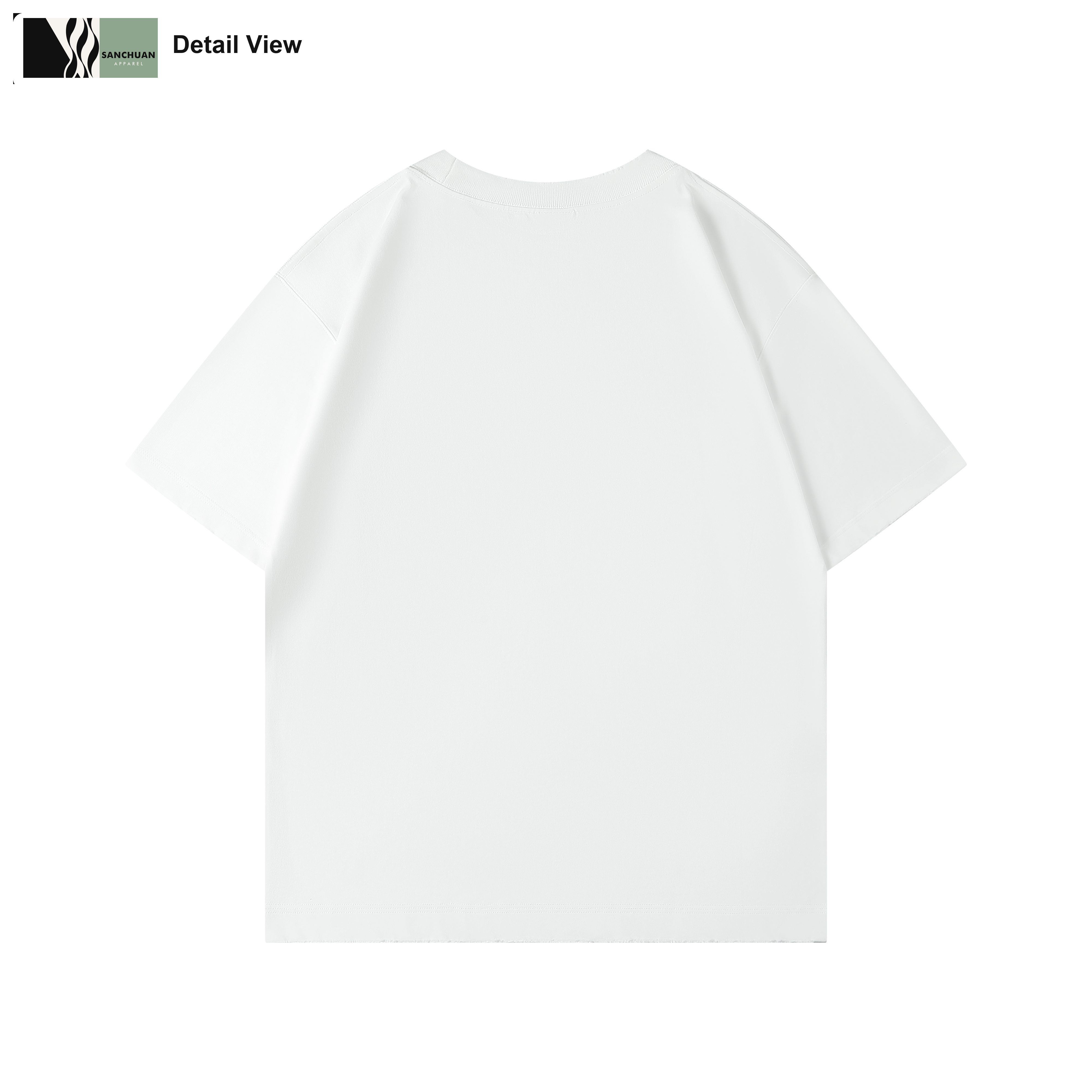 350g Heavyweight Cotton T-Shirt detail image 4