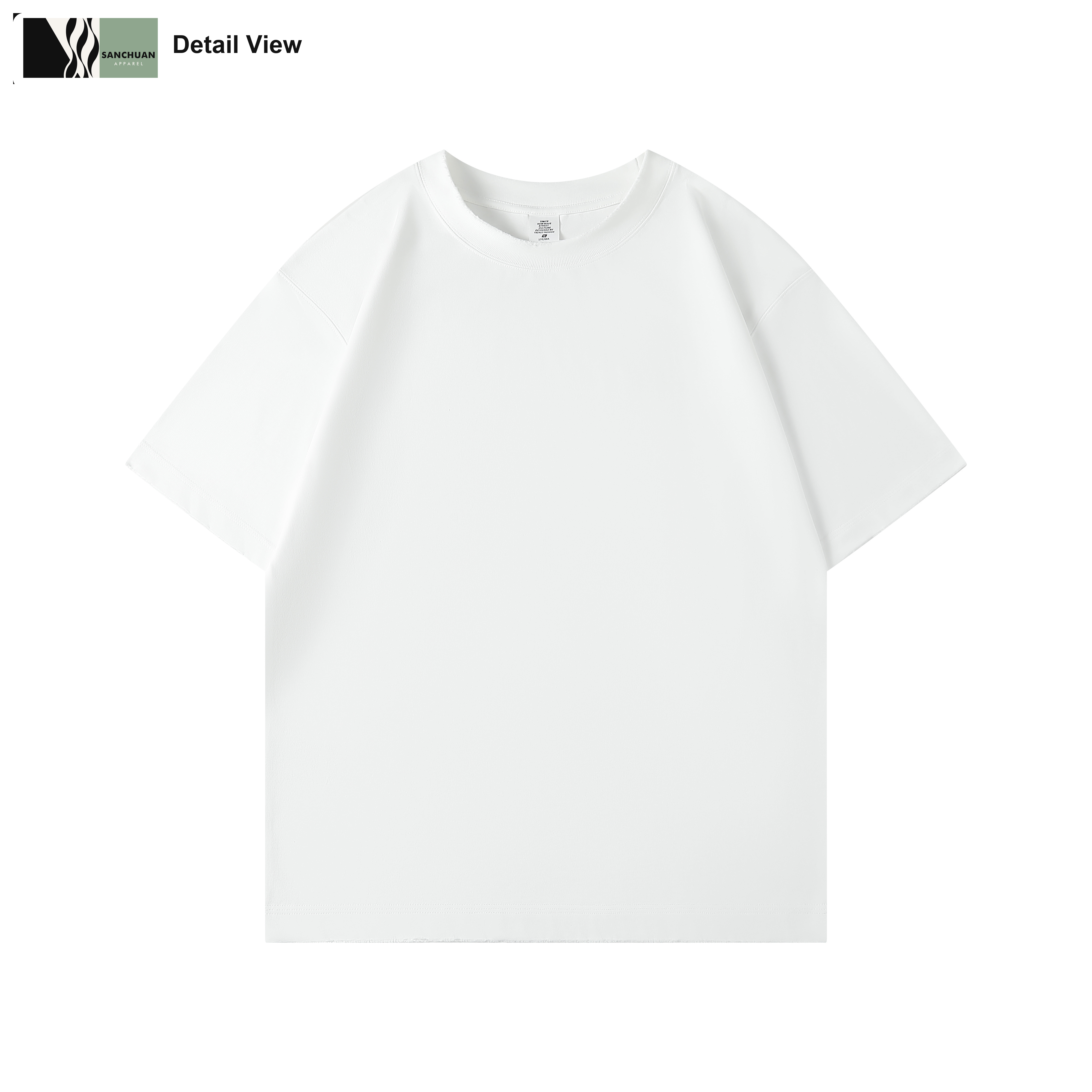 350g Heavyweight Cotton T-Shirt detail image 7