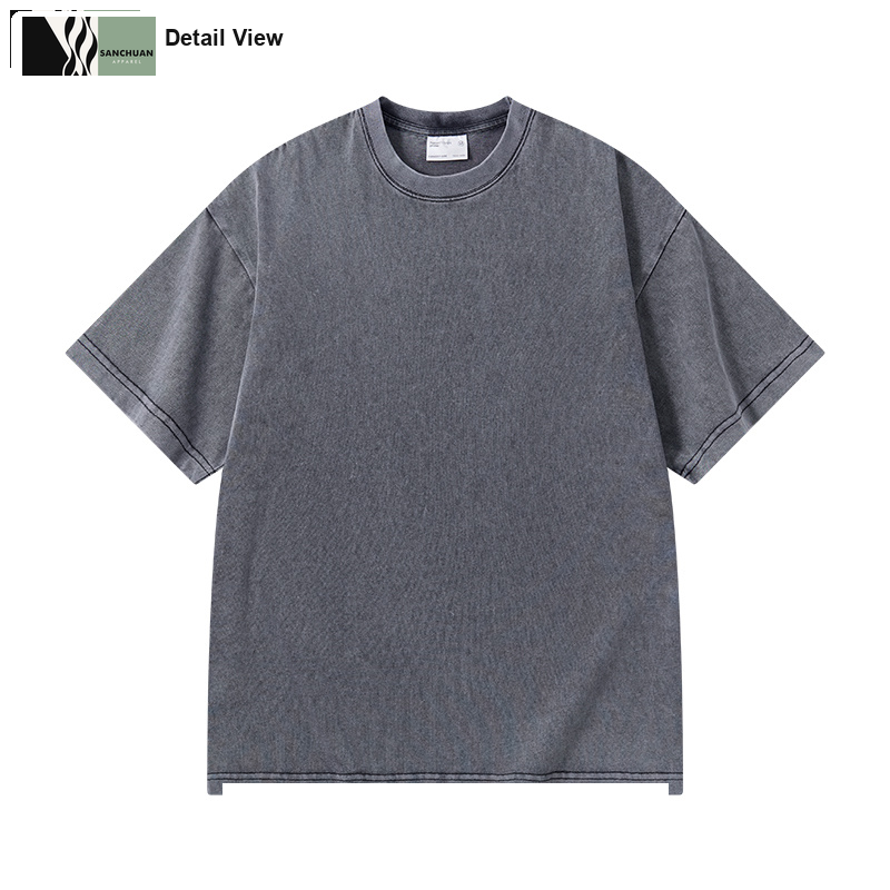 300g Heavyweight Cotton T-Shirt detail image 5