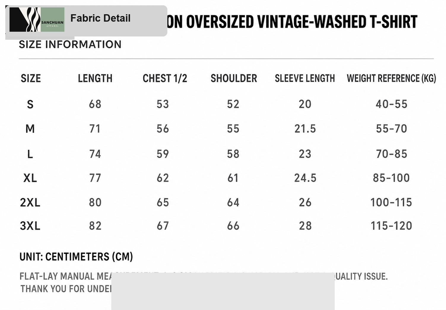 280g Washed Cotton T-Shirt detail image 3