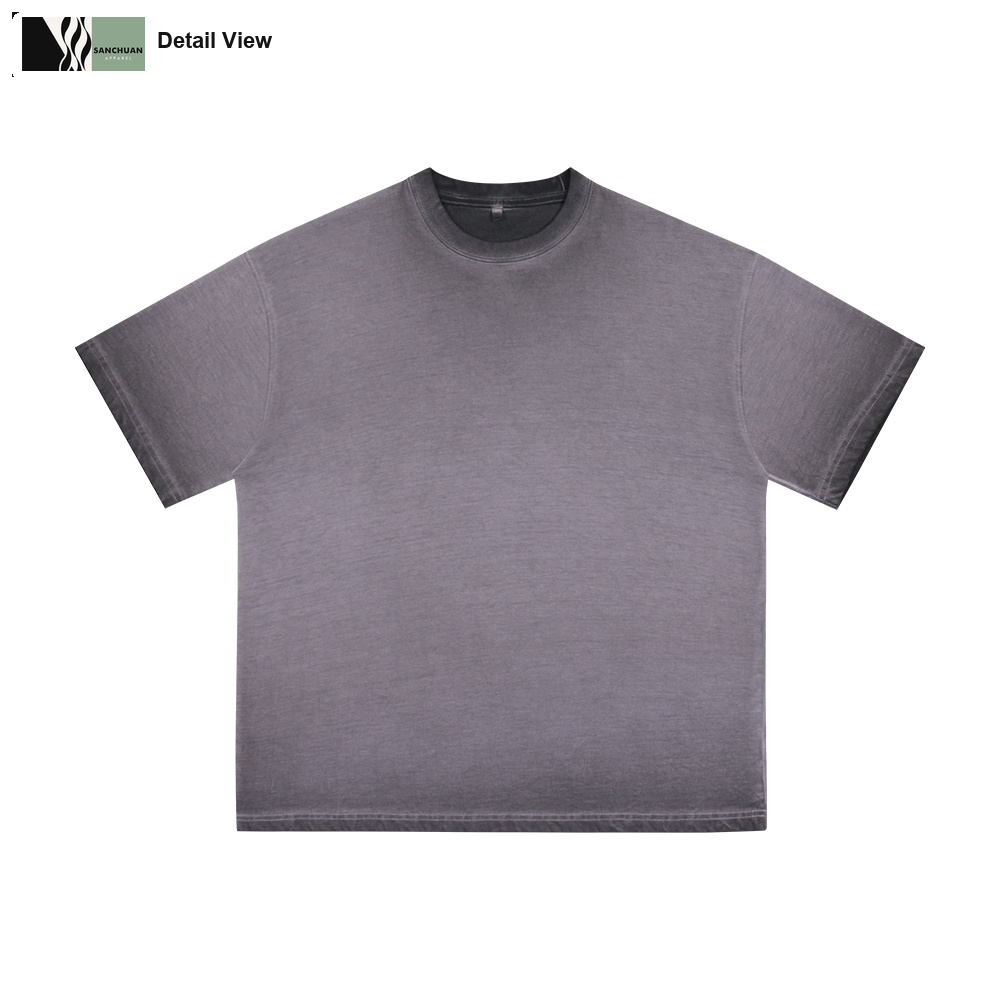 230g Washed Cotton T-Shirt detail image 5