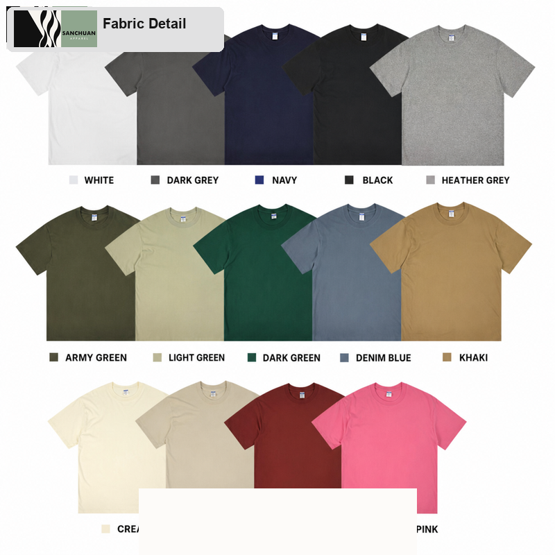 230g Oversized Cotton T-Shirt detail image 2