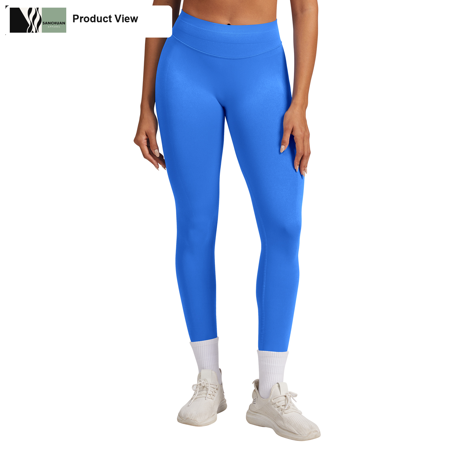 High Waist Seamless Yoga Leggings Women detail image 1