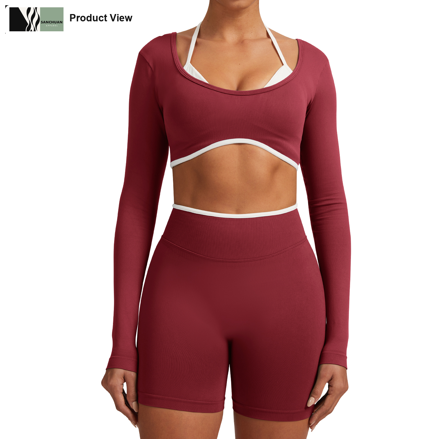 Plus Size Yoga Set Sports Bra Leggings detail image 1