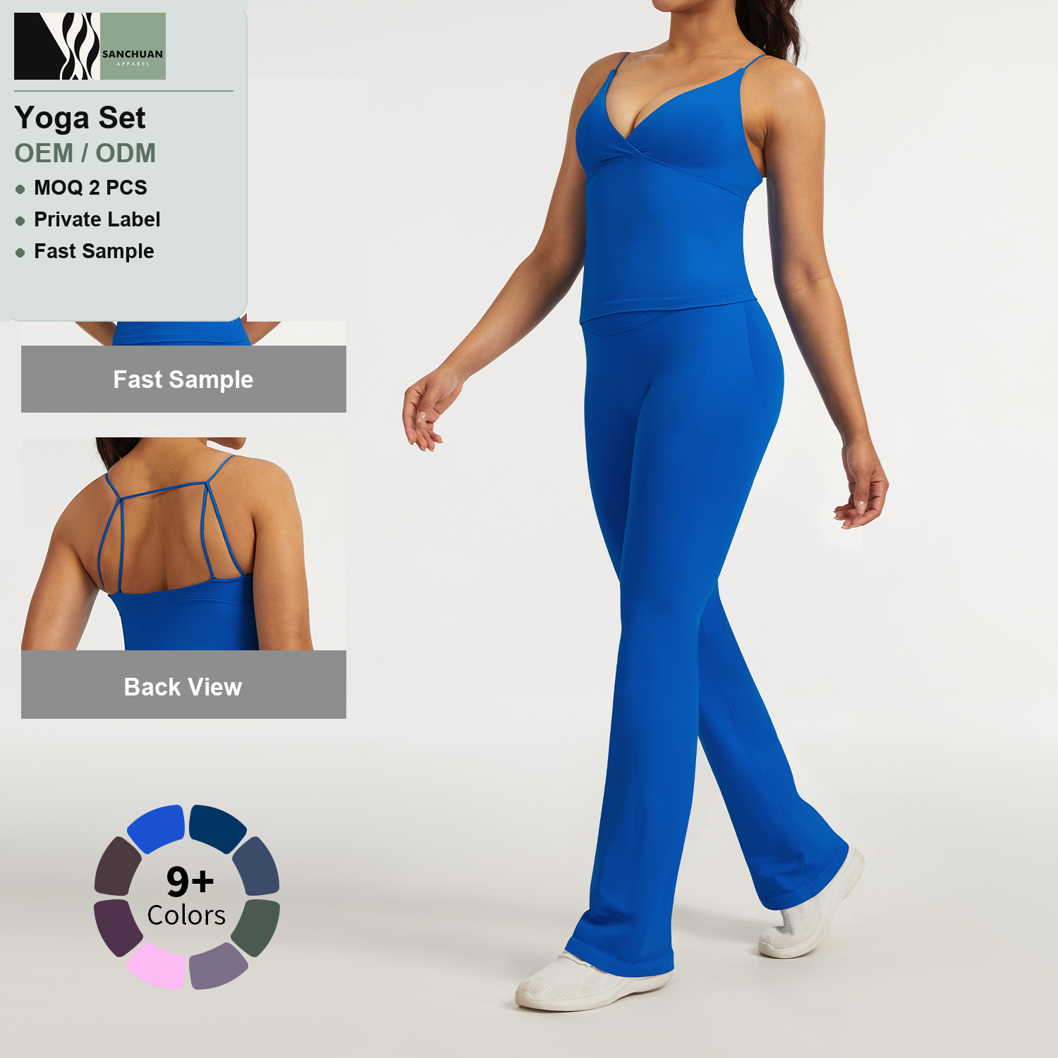 Seamless Yoga Set Cropped Long Sleeve Top Leggings detail image 3