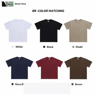 300g Oversized Cotton T-Shirt detail image 1