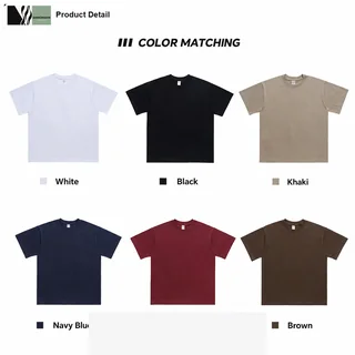 300g Oversized Cotton T-Shirt detail image 6