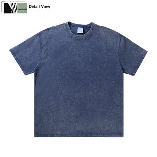 300g Washed Cotton T-Shirt detail image 5