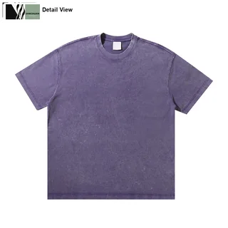 300g Washed Cotton T-Shirt detail image 7
