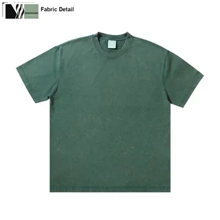 300g Washed Cotton T-Shirt detail image 8