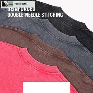 280g Washed Cotton T-Shirt detail image 7