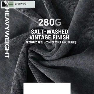 280g Washed Cotton T-Shirt detail image 5