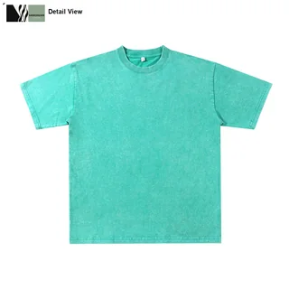 250g Washed Cotton T-Shirt detail image 1