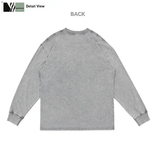 240g Washed Cotton T-Shirt detail image 7