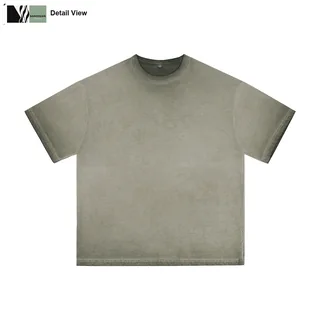 230g Washed Cotton T-Shirt detail image 4