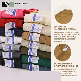 230g Oversized Cotton T-Shirt detail image 4