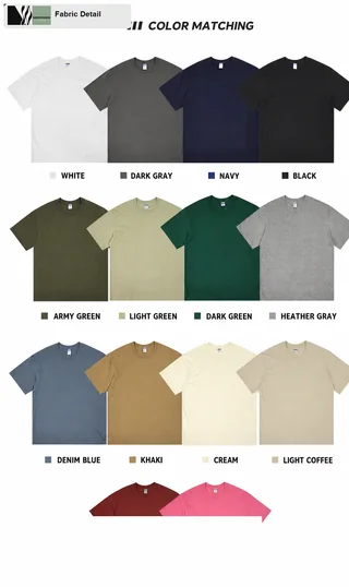 230g Oversized Cotton T-Shirt detail image 7